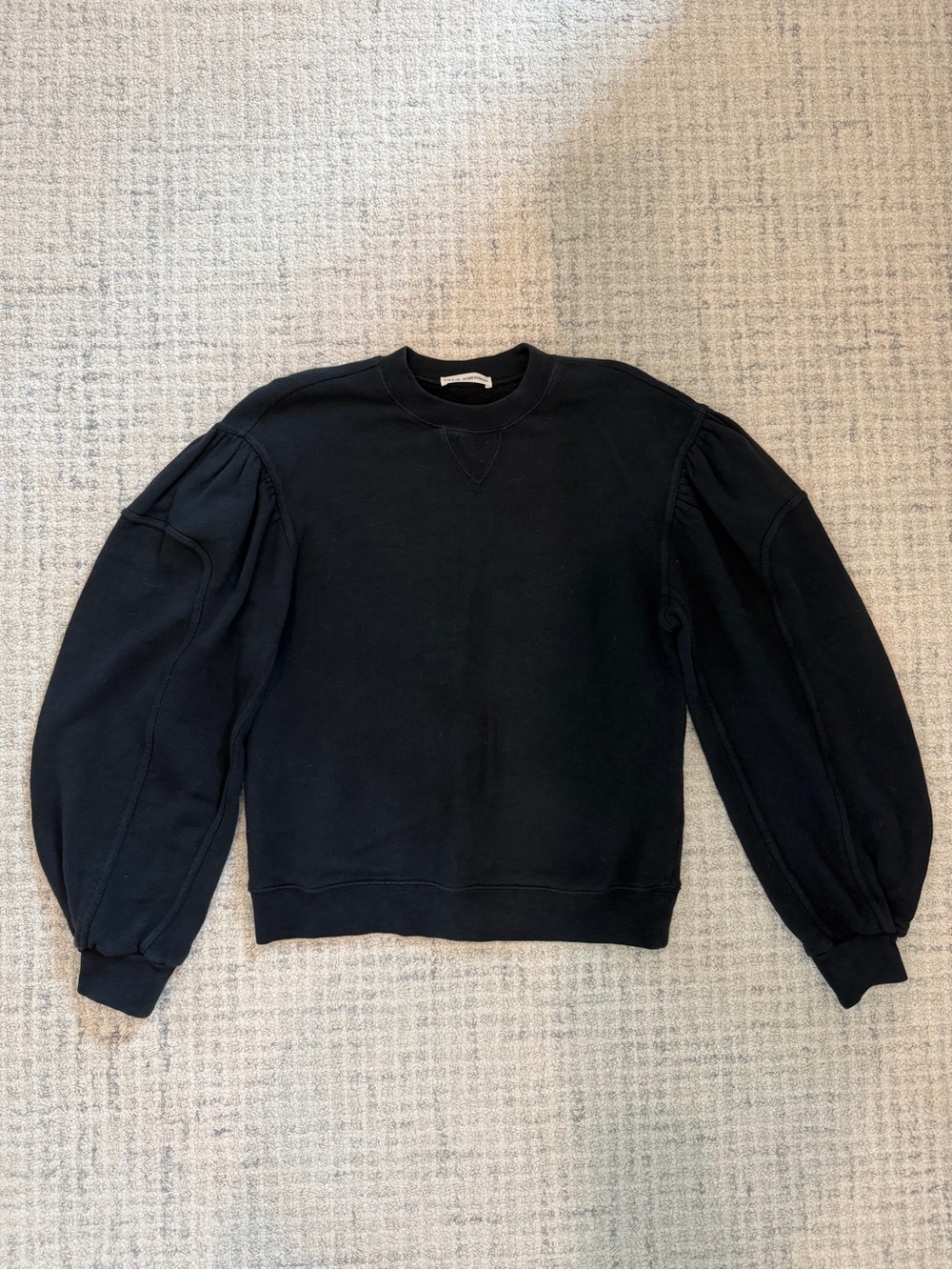 Ulla Johnson Ava Pullover in Onyx - Picture 4 of 6
